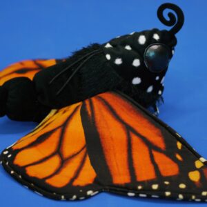 Monarch caterpillar/chrysalis/butterfly puppet